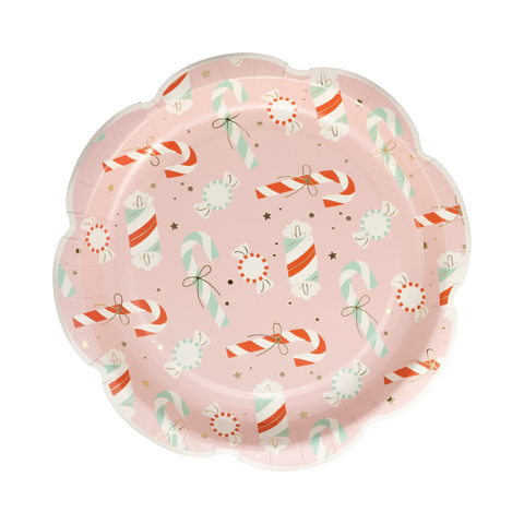 Candy Cane Lane Plate Set