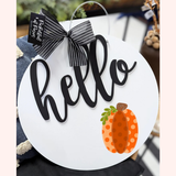 Polka Dot Pumpkin Printed Attachment