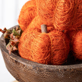 Sisal Pumpkins: Orange