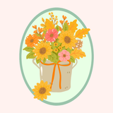 Fall Bouquet Printed Attachment
