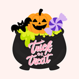Trick or Treat Cauldron Printed Attachment