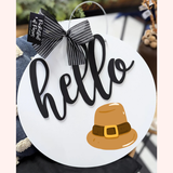 Pilgrim Hat Printed Attachment