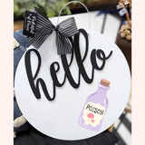 Halloween Poison Printed Attachment