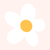 White Daisy Printed Attachment