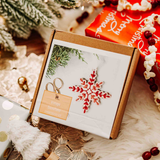 Embroidery DIY Kit: Vintage Snowflake Ornament