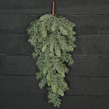 30" Icy Sparkle Old World Mix Pines Teardrop