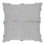 Frayed Lattice Pillow: Creme