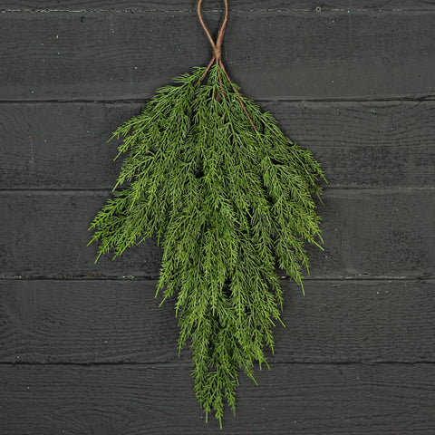 26" Soft Touch Evergreen Cedar Pine Teardrop