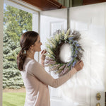 Adapt™ Adjustable Length Wreath Hanger - Brushed Nickel