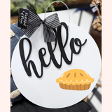 Fall Apple Pie Printed Attachment