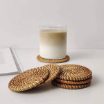 Rattan Coasters