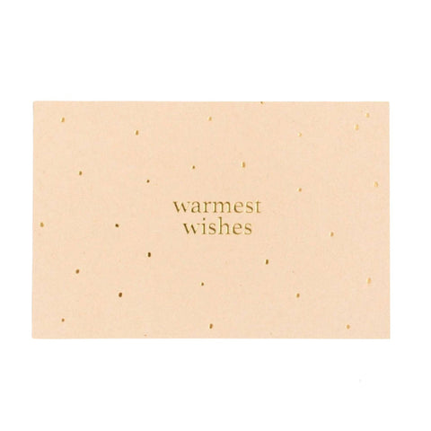 Warmest Wishes Postcard