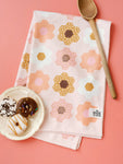 Flower Garden Kitchen Waffle Towel