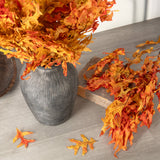 Real Pressed Dried Oak Bouquet