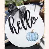Chinoiserie Pumpkin Printed Attachment