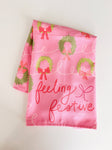 Waffle Towel: Feeling Festive