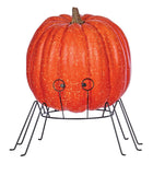 Round Metal Spider Pumpkin Stand