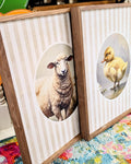 Sheep Framed Sign