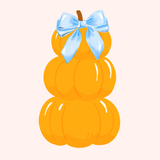 Stacked Orange Pumpkins Printed Attachment
