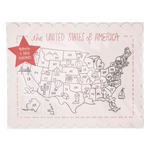 Color The USA Paper Placemat