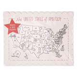 Color The USA Paper Placemat