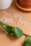 Funny Acrylic Plant Markers