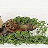 5' Soft Touch Dripping Cedar Garland