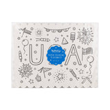 USA Coloring Activity Placemat Kit