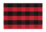 Red Buffalo Plaid Layering Rug