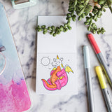 Mini Coloring Book: Dinos Dragons Diggers and Dogs