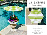 Plant Cabana: Lime Stripe