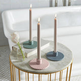 Ceramic Candle Holder: Blue
