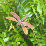 Copper Garden Stake Mini: Butterfly