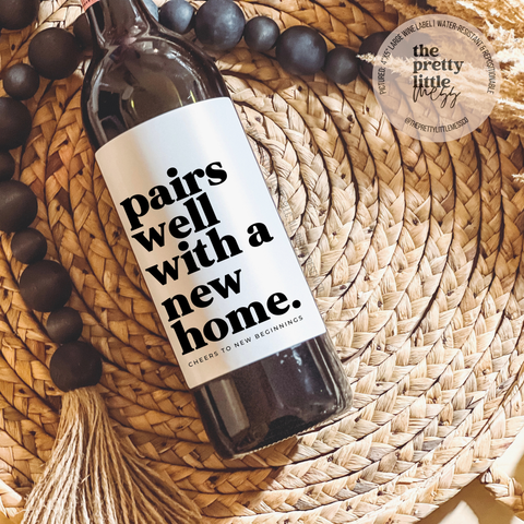 Wine Label: New Home