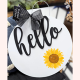 Sunflower Printed Attachment