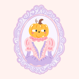 Pumpkin Portrait Printed Attachment