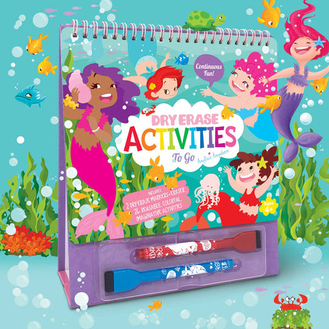 Magical Mermaids | Dry Erase Activities To Go + 2 Markers