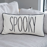 Spooky Beaded Reversible Lumbar Pillow