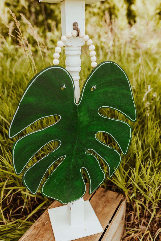 plant door hanger Monstera Leaf Door Hanger – Pocketful of Posies