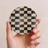 Courtly Check Coasters