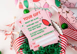 Funny Christmas Gift Tag: Set of 5