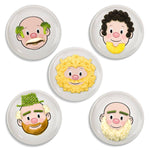 Food Face Dinner Plate