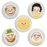 Food Face Dinner Plate