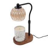 Candle Warmer Lamp: Crystal Black