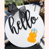 Stacked Orange Pumpkins Printed Attachment