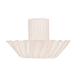 Glass Candle Holder: Gream