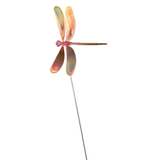 Copper Garden Stake: Dragonfly
