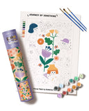 Paint by Numbers Kit & Canvas for Kids: Flower Patch