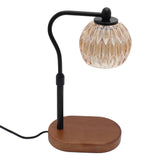 Candle Warmer Lamp: Crystal Black