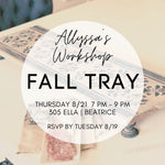 Allyssa's Workshop: Fall Tray